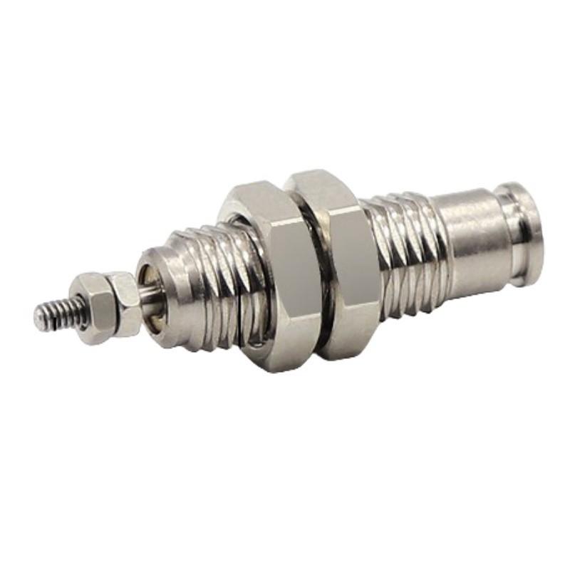 谦华智科 微型迷你外螺纹单作用针型气缸，CJPB10-10 缸径10mm-行程10mm，进气孔内螺纹M5×0.8，活塞杆外螺纹M4×0.7 售卖规格：1个