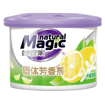 妙管家 固体芳香剂，柠檬清香120g 售卖规格：1盒