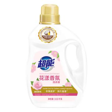 超能 洗衣液，花漾香氛3.53kg 售卖规格：1瓶