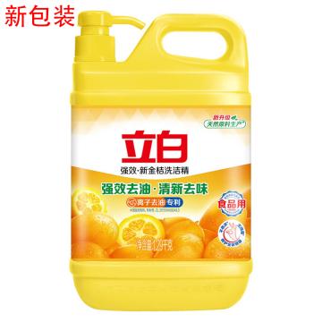 立白/LIBY 洗潔精，新金桔1.29kg 售賣規(guī)格：1桶