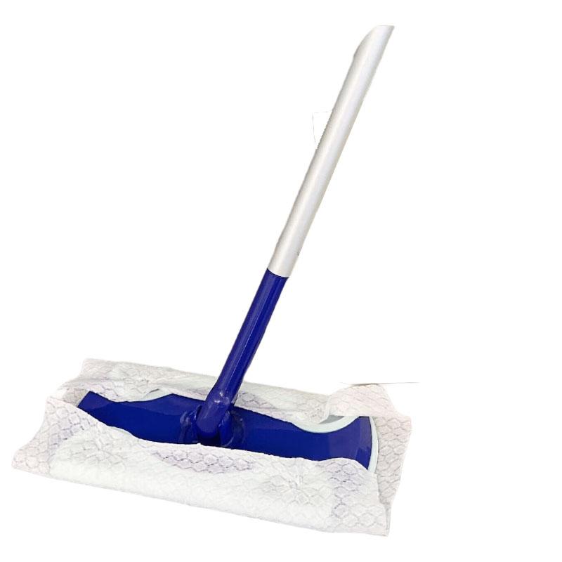 威亦思 除塵拖把除塵紙?zhí)籽b，1個+60片裝 懶人拖把一次性拖布免手洗家用靜電除塵拖把 售賣規(guī)格：1套