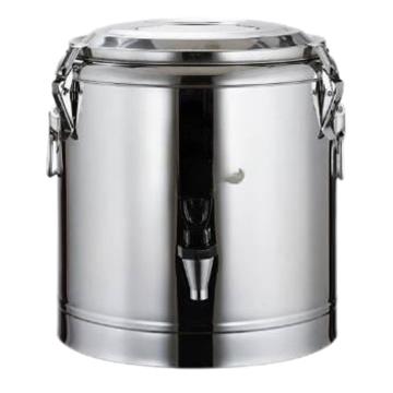 功成狮 304不锈钢保温桶，GCTD0023 带龙头款,40L,底部直径40cm外高43.5cm只能保温不能加热 售卖规格：1个