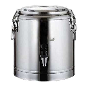 功成狮 304不锈钢保温桶，GCTD0028 带龙头款,10L,底部直径29.5cm外高28.4cm只能保温不能加热 售卖规格：1个