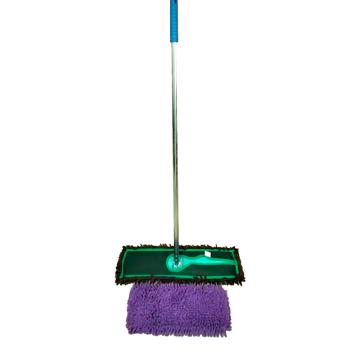 功成狮 毛毛虫平板大拖把，GJTM0042 雪尼尔材质 90cm拖把 灰色、棕色、蓝色随机发货 售卖规格：1套