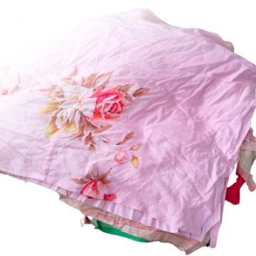 功成獅 舊床單被罩花色擦機(jī)布，GJIX0069 雜色/約75%棉/35-80cm×35-80cm 售賣(mài)規(guī)格：25KG/包