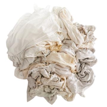 功成獅 舊衣服白色擦機(jī)布，GJIX0068 白色/約85%棉/35-80cm×35-80cm 售賣(mài)規(guī)格：25KG/包