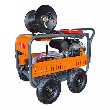 京翔 汽油机型高压管道疏通清洗机，高压管道疏通清洗机GQ-Q5015 工作压力150公斤，工作水流量50升/分，高压管50米 售卖规格：1台