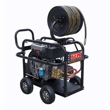 京翔 柴油机型高压管道疏通清洗机，高压管道疏通清洗机BX-C5015 工作压力150公斤，工作水流量50升/分，高压管50米 售卖规格：1台