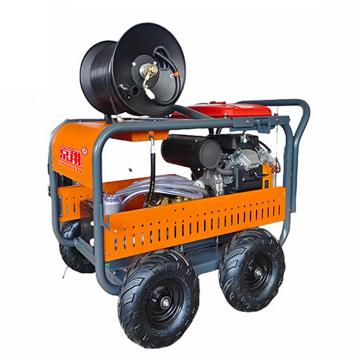 京翔 柴油機型高壓管道疏通清洗機，高壓管道疏通清洗機GQ-C4020 工作壓力200公斤，工作水流量40升/分，高壓管50米 售賣規(guī)格：1臺
