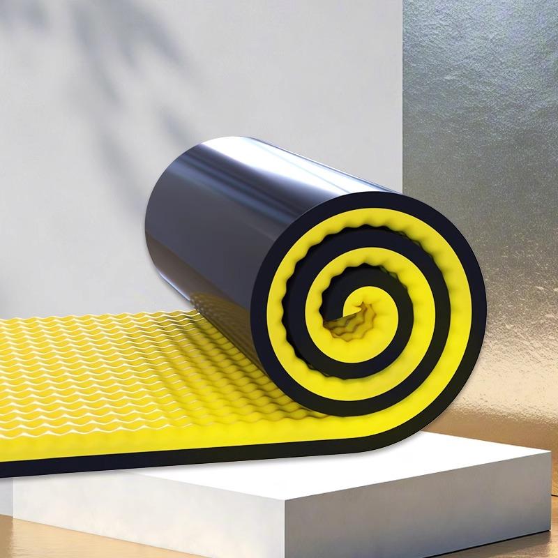 捷诺立 隔音棉隔音板吸音棉消音棉，蓝色2厘米加厚橡塑带背胶1m² 售卖规格：10平方米/平方米