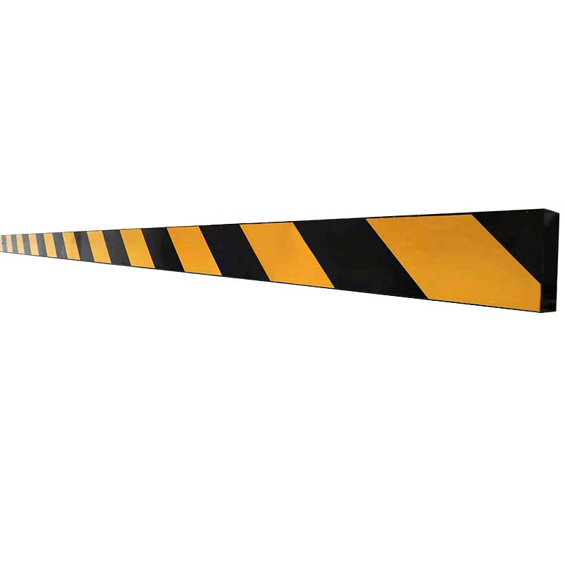 月桐 四方道闸杆挡车杆, 黄黑色 不含胶条 长度6m 横截面尺寸10×4.5cm，DYT-XZ1108 售卖规格：1个