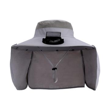 必敬 超大檐太陽能風扇帽，深灰（風扇款） 售賣規(guī)格：1個