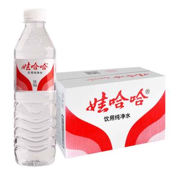娃哈哈 纯净水 （不送偏远地区），瓶装596ml*24 售卖规格：24瓶/箱