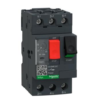 施耐德 TeSys D GV2ME電動(dòng)機(jī)熱磁斷路器，GV2ME22C 售賣(mài)規(guī)格：1個(gè)