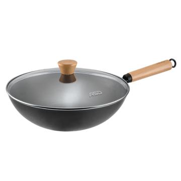 爱仕达 黑城系列无涂层炒锅，CF32Z2TG 精铁 32cm 售卖规格：1套