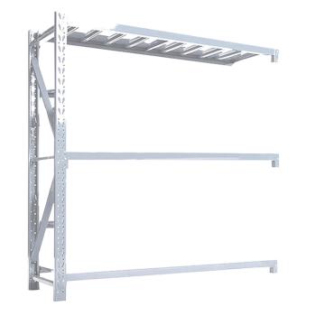 Raxwell 層板貨架副架，RHSS4694 3層 單層承重200kg 尺寸(長×寬×高mm)：1200*600*1800 灰白色 售賣規(guī)格：1個