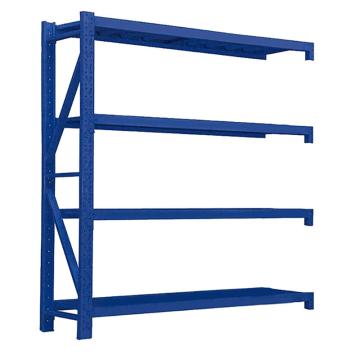 Raxwell 層板貨架副架，RHSS4880 4層 單層承重500kg 尺寸(長×寬×高mm)：2000*500*1800 藍(lán)色 售賣規(guī)格：1個