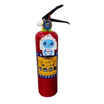 海天消防 GB4351-2023新标，手提式干粉灭火器1KG，车载，MF/ABCE1C 售卖规格：1个