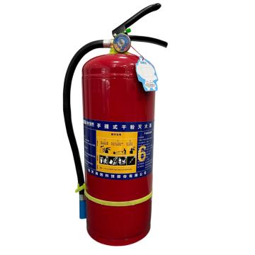 海天消防 GB4351-2023新标，手提式干粉灭火器6KG，车载，MF/ABCE6C 售卖规格：1个