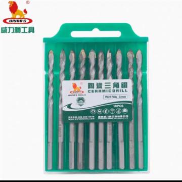 威力狮 三角柄玻璃瓷砖钻头,W2678A 6mm 售卖单位：盒