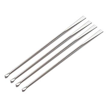 亚速旺/Asone 不锈钢微量药勺 (优惠装) 圆细180，9-891-03 售卖规格：11支/袋