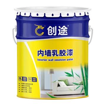创途/CHUANGTU 净味抗碱防霉内墙乳胶漆，国标YR05棕|20KG/桶 售卖规格：20千克/桶
