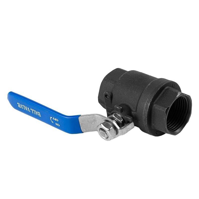 谦华智科 WCB碳钢二片式两端内螺纹丝扣型手动球阀，Q11F-16C-DN25，中型，内螺纹1寸-耐压力PN16 售卖规格：1个