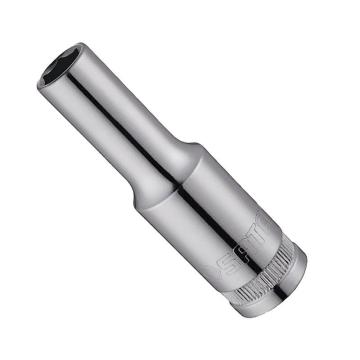 世达 12.5mm系列公制加长型六角套筒，13408 17mm 售卖规格：1个