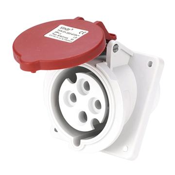 倍港 第三代暗裝工業(yè)傾斜插座，SIN1496 IP44-32A4芯 售賣規(guī)格：1個