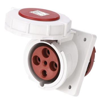 倍港 第三代暗裝工業(yè)傾斜插座，SIN205 IP67-63A4芯 售賣規(guī)格：1個