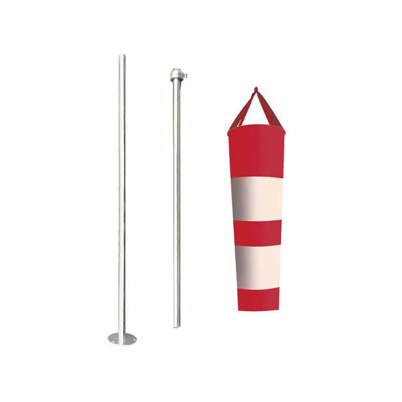 月桐 熒光風向袋含桿套裝，YT-XCCFXDY022 進風口35cm 出風口15cm 長100cm  總長2.2m 不銹鋼桿 配送3個安裝螺絲 售賣規(guī)格：1個