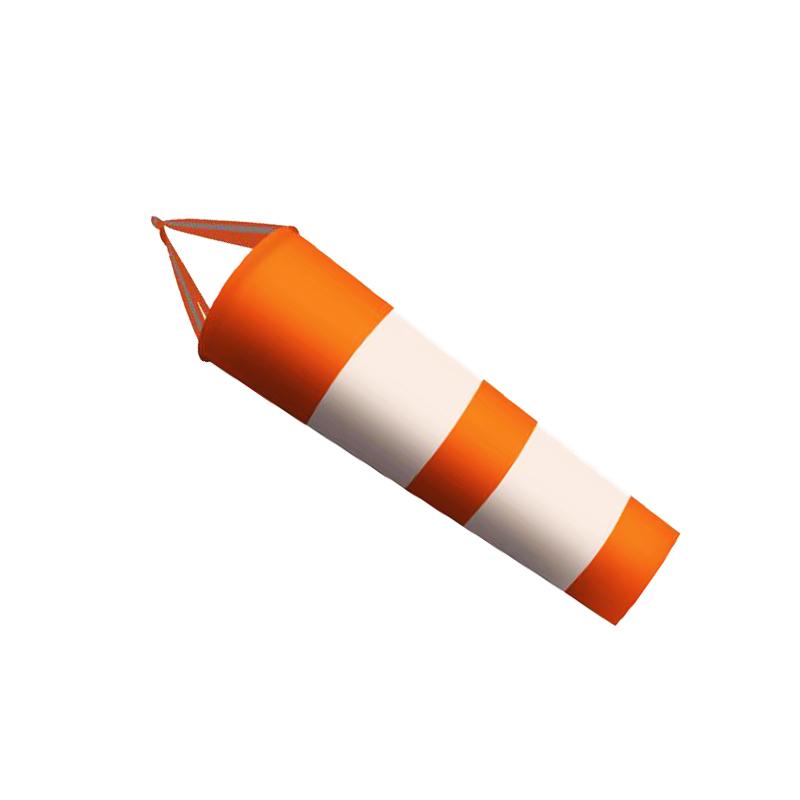月桐 熒光風向袋，YT-XCCFXDY001 進風口20cm 出風口15cm 長80cm 橙白相間 不含桿 售賣規(guī)格：1個