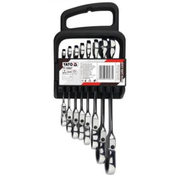 易爾拓/YATO 活頭棘輪兩用扳手組套，YT-16967 售賣規(guī)格：1套