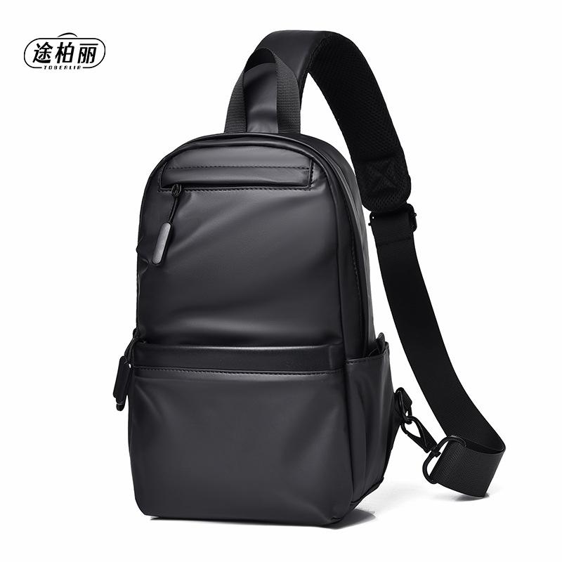 途柏丽 胸包，T0405 300*200*90mm/0.75kg/织物/黑色 售卖规格：1个