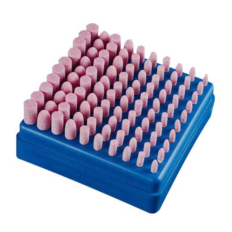 VRK VK-A03系列多功能磨頭，紅剛玉磨頭套裝 100支 售賣規(guī)格：100支/盒