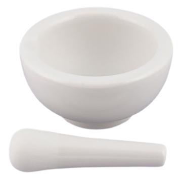 亚速旺/Asone 进口瓷乳钵 带乳棒 外形尺寸×内部尺寸×高×深φ90×φ70×45×35mm，6-549-02 售卖规格：1套