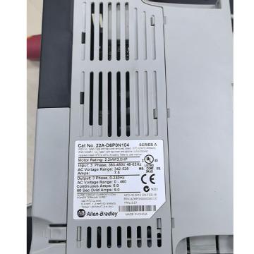 Allen-Bradley 变频器，22A-D6P0N104 售卖规格：1台