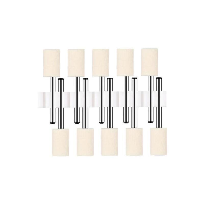 VRK VK-A16系列纖維羊毛磨頭，圓柱形16*3mm 10支 售賣(mài)規(guī)格：10個(gè)/包