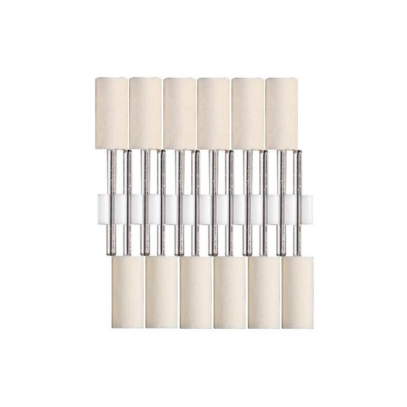 VRK VK-A16系列纖維羊毛磨頭，圓柱形8*3mm 12支 售賣(mài)規(guī)格：12個(gè)/包