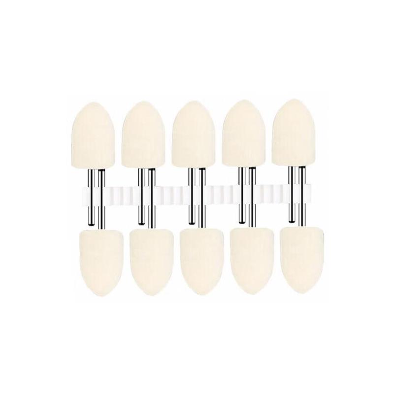 VRK VK-A16系列纖維羊毛磨頭，子彈形20*3mm 10支 售賣(mài)規(guī)格：10個(gè)/包