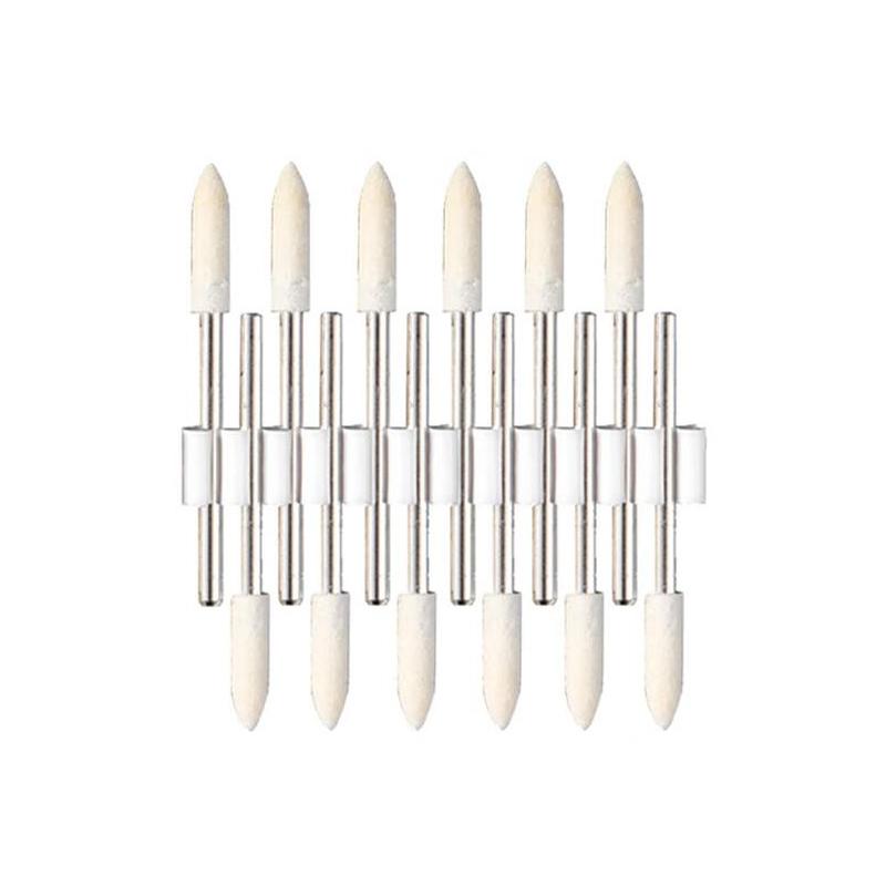 VRK VK-A16系列纖維羊毛磨頭，子彈形3*3mm 12支 售賣(mài)規(guī)格：12個(gè)/包