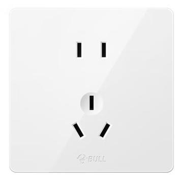 公牛 插座，G12Z227S 二极+三极分体插座10A/16A 售卖规格：1个