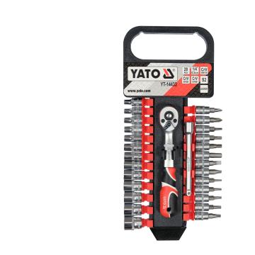 易爾拓/YATO 28件套1/2"套筒組套，YT-14433 售賣規(guī)格：1套