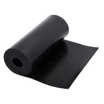 希泰科 黑色光面絕緣橡膠板 5mm厚 1.2米寬 10KV，XTKJYDGMB101205 售賣規(guī)格：5米/卷