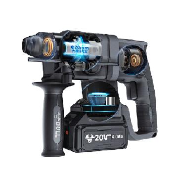 公牛 20V 22mm锂电无刷电锤，GDC20-22S(4.0S) 售卖规格：1台