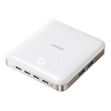 安克/Anker 安克130W桌面充电站（无充电线）白色，A2155| 售卖规格：1个