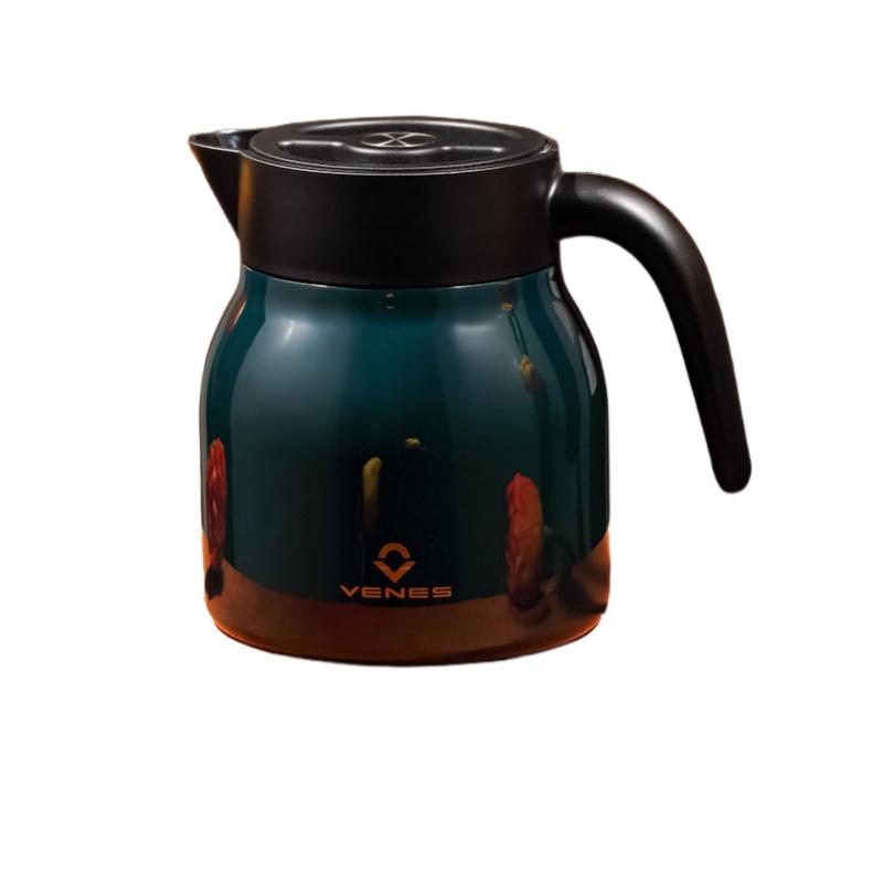菲驰 茶大师焖茶壶，FC6010-1000黛青绿 1000ml/奥氏体316不锈钢 售卖规格：1个