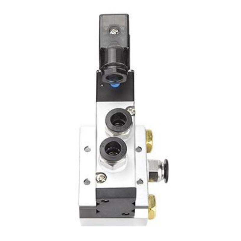 谦华智科 4V系列气动气缸控制汇流板电磁阀岛阀组，FD-4V310-10-AC220V-1F：1位，快插口10mm 售卖规格：1个