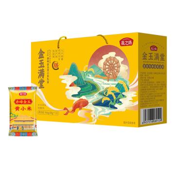燕之坊 黄小米，金玉满堂礼盒960g 赤峰金玉黄小米80g*12 售卖规格：1盒