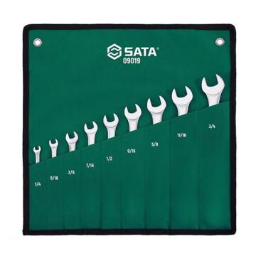 世达 扳手套装，9件套英制两用扳手，9019 售卖规格：1套